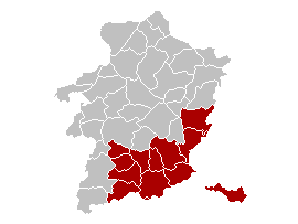 Soubor:Arrondissement Tongeren Belgium Map.png