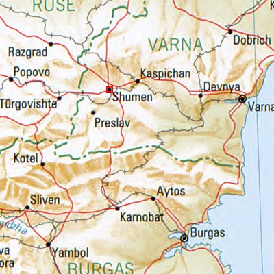 Soubor:Schumen Bulgaria 1994 CIA map.jpg