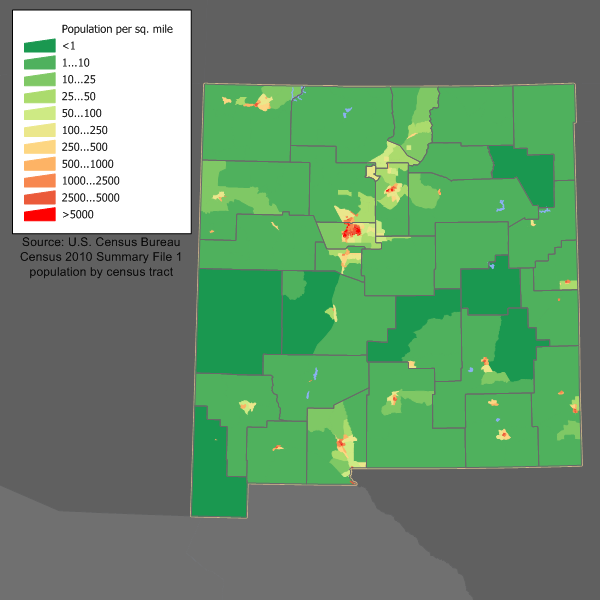 Soubor:New Mexico population map.png