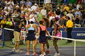 1st round US Open 2013 doubles (9630776725).jpg
