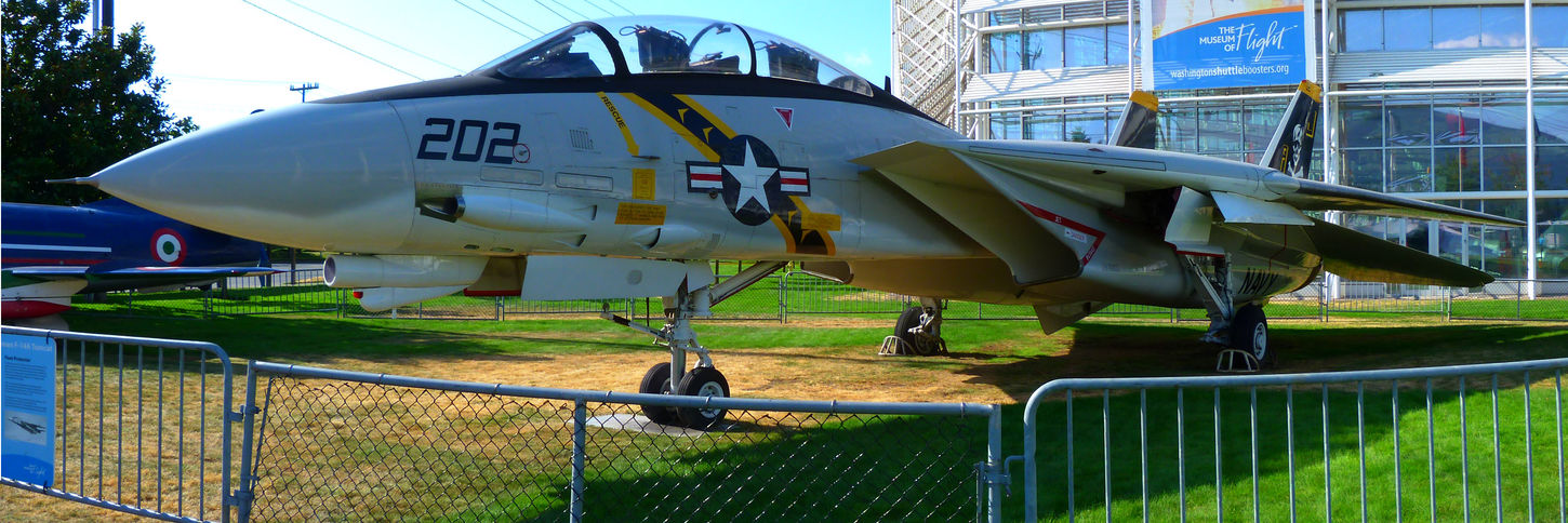 Panorama stíhacího letadla