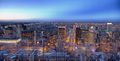 Central Park as dusk falls from the top of Rockefeller Center HDR.jpg